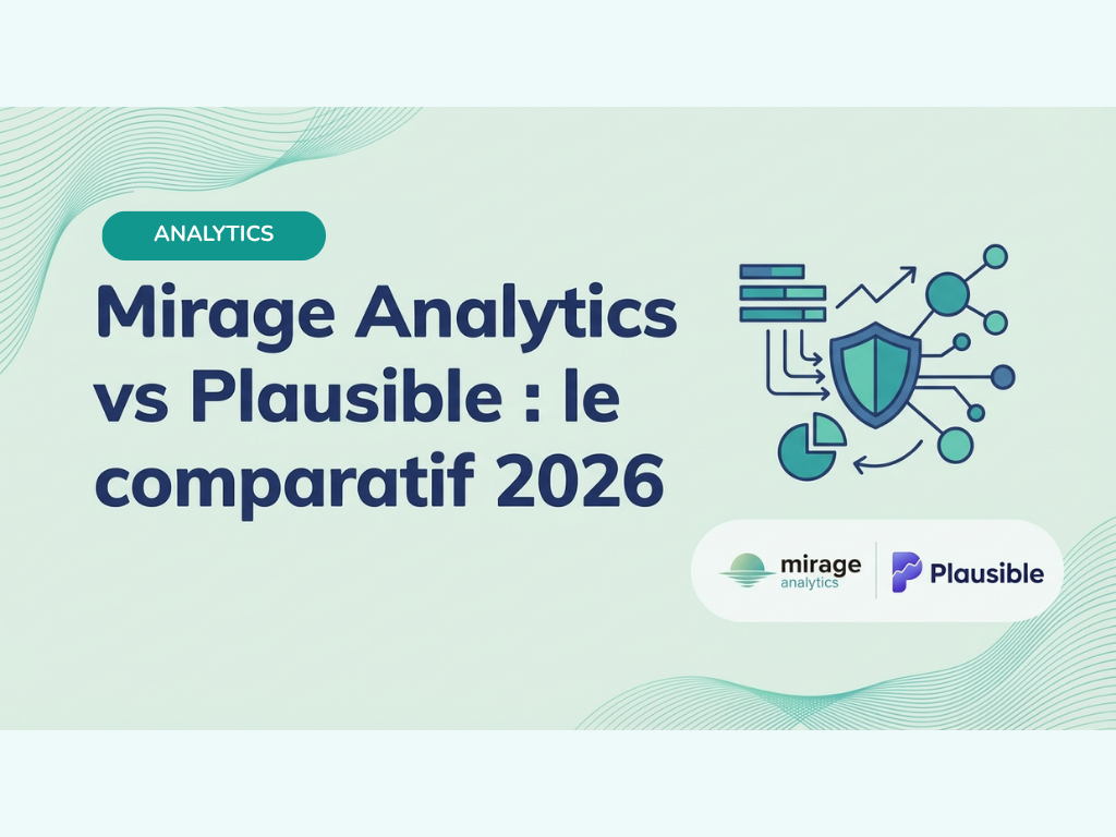 Mirage Analytics vs Plausible : le comparatif 2026