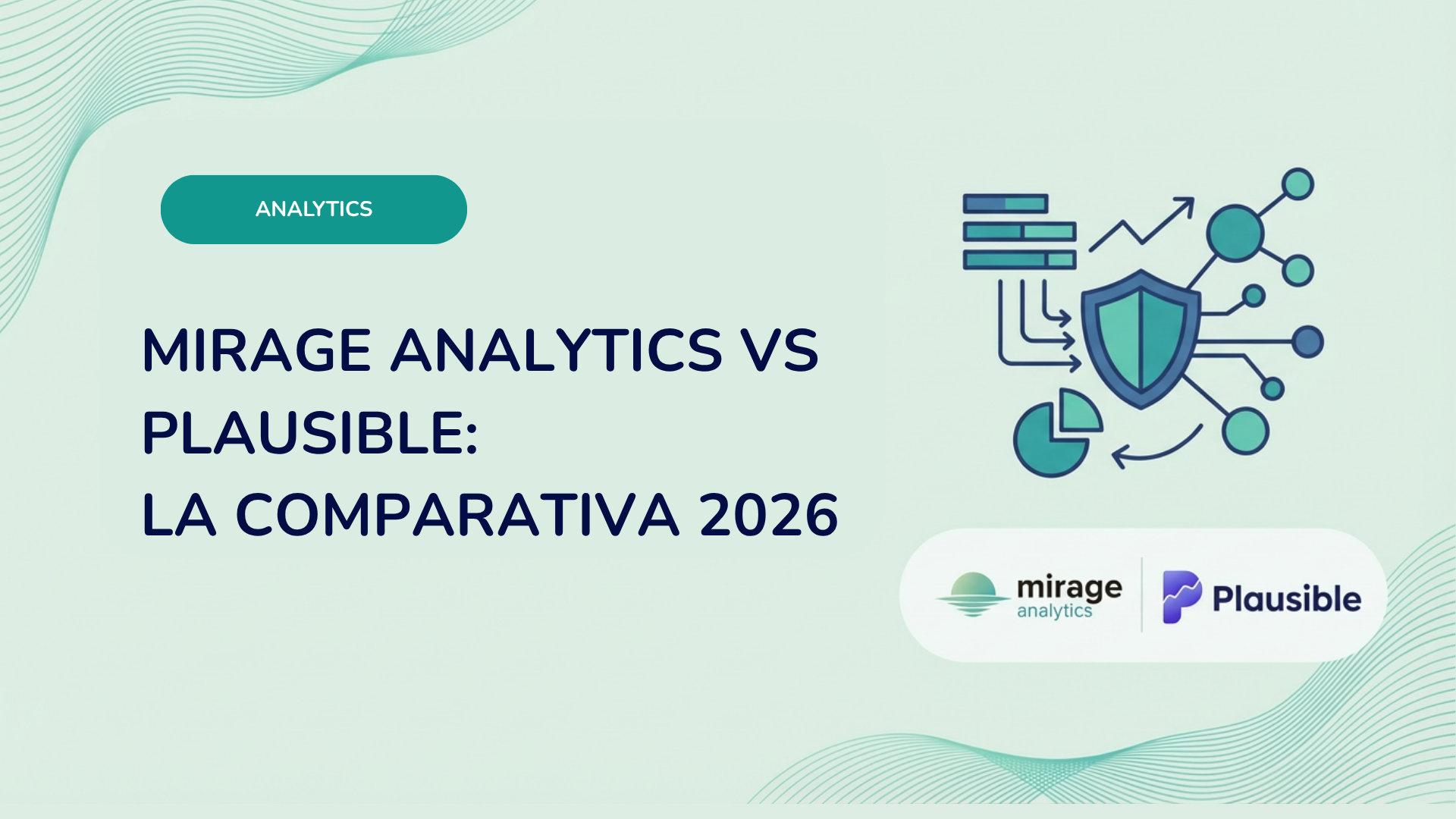Mirage Analytics vs Plausible: o comparativo 2026